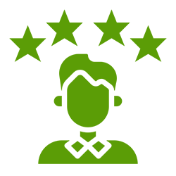 green man with star