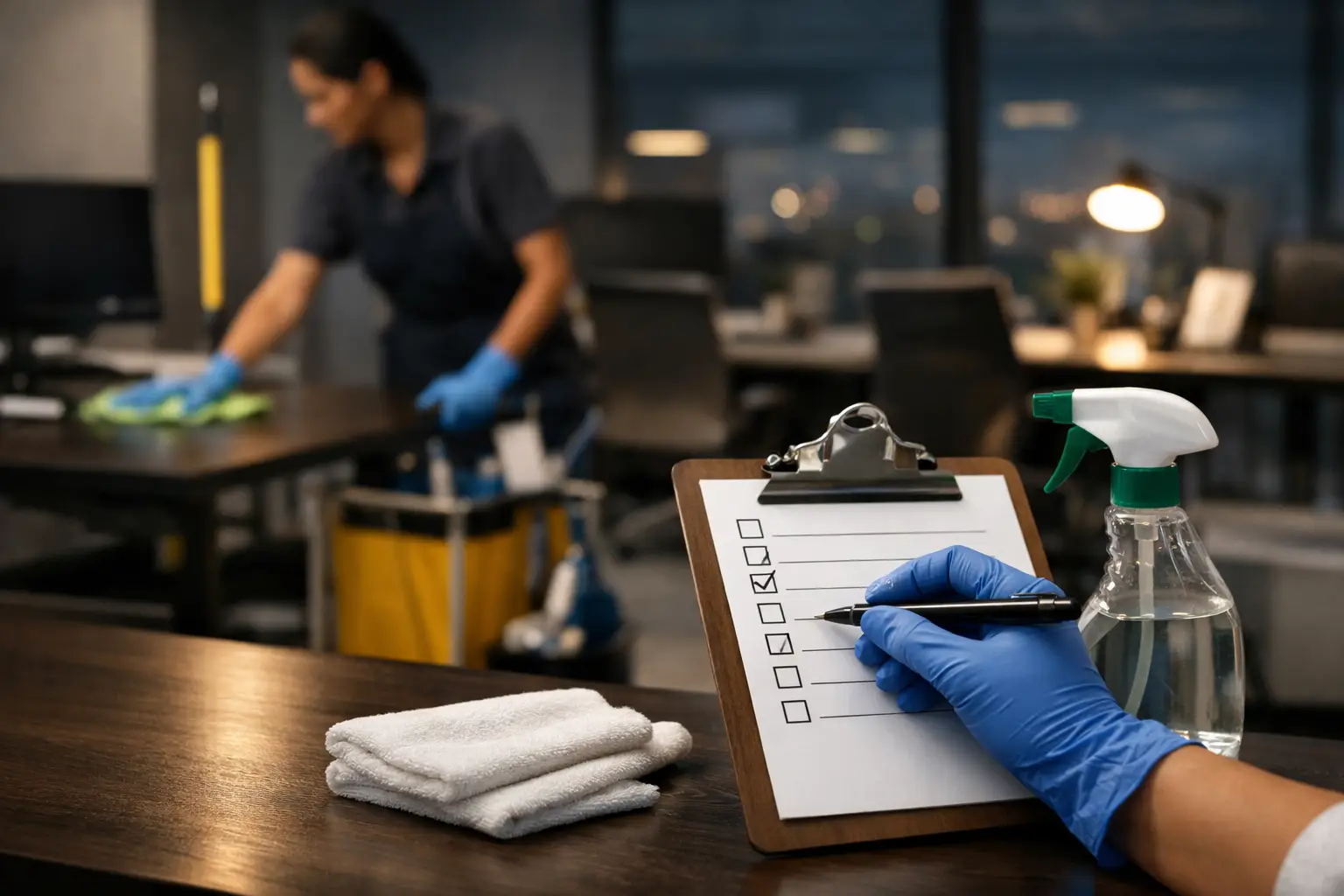 After Hours Office Cleaning Checklist