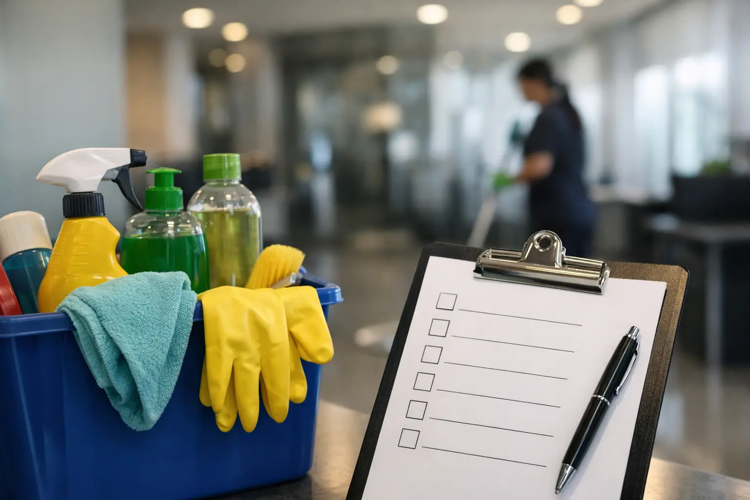 Commercial Cleaner Checklist Review Guide