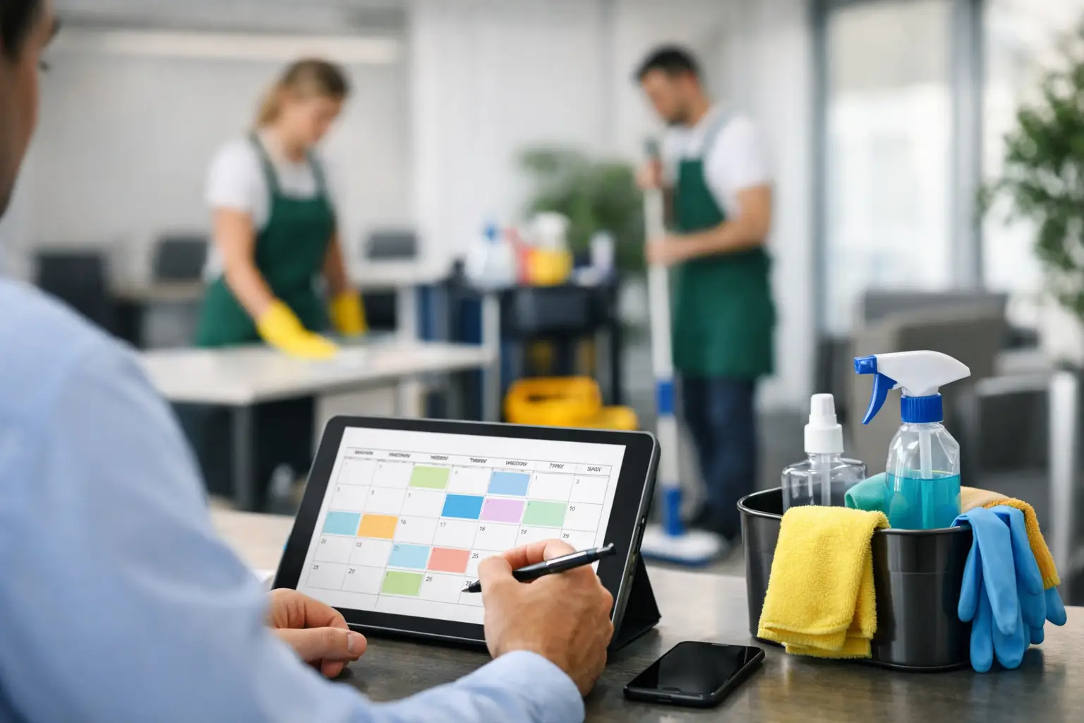 How to Schedule Cleaning Shifts Without Disruption